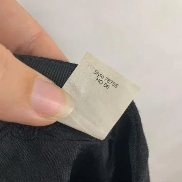 Vintage 90s J Crew Black Wool Blend A Line Skirt Medium Petite - Picture 8 of 12